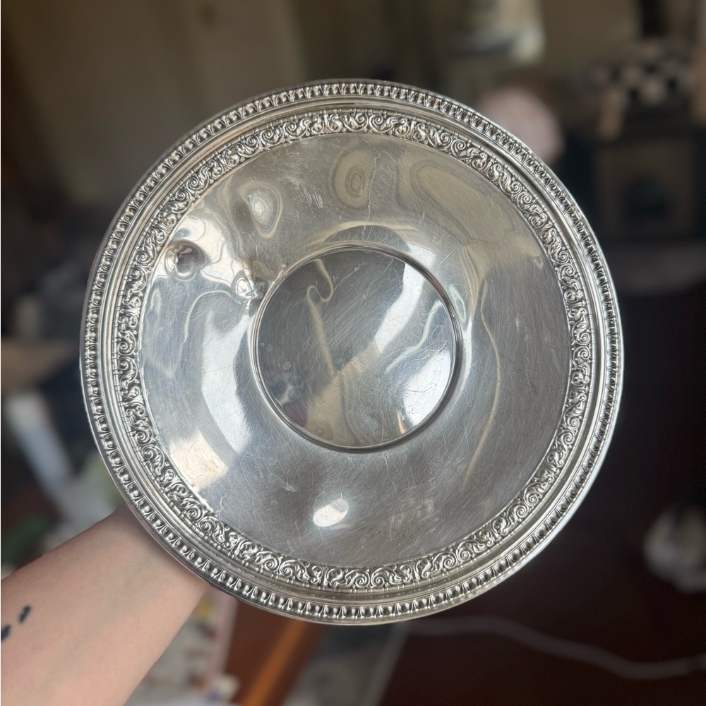 Reed & Barton silver sandwich plate